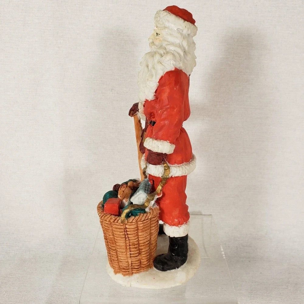 Vintage Christmas‎ Mornin' Santa Claus Figurine Made In Taiwan 5.5